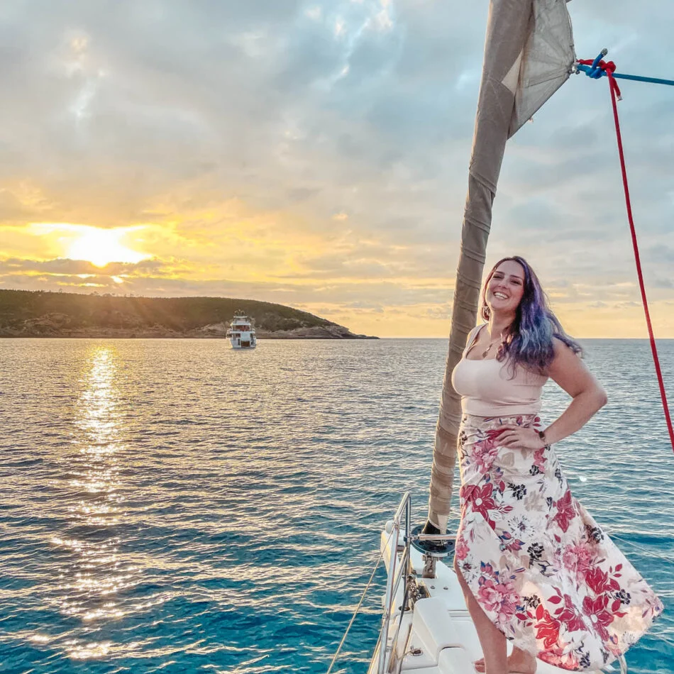 Sunset sailing trip in Ibiza